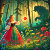 Обложка сказки «Аленький цветочек»