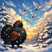 Обложка сказки «Белые перышки»