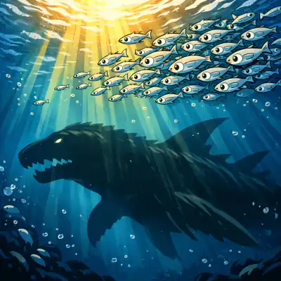 Обложка сказки «Большой морской змей»