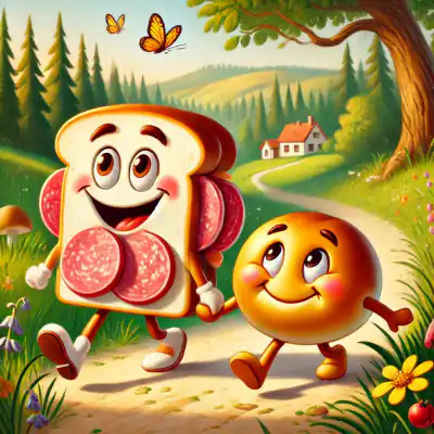 Обложка сказки «Бутерброд»