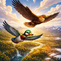 Обложка сказки «Чирок и беркут»