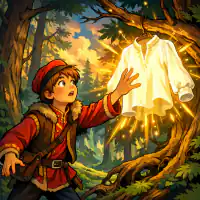 Обложка сказки «Чудесная рубашка»