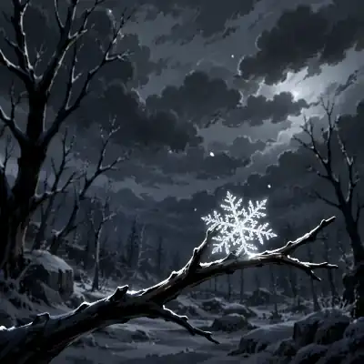 Обложка сказки «Чудная снежинка»