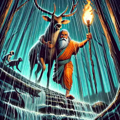 Обложка сказки «Чудо Пурун Бхагата»