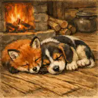 Обложка сказки «Друзья (Чарушин)»