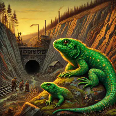 Обложка сказки «Две ящерки»