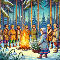 Обложка сказки «Двенадцать месяцев»