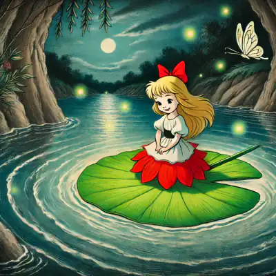 Обложка сказки «Дюймовочка»