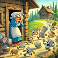 Обложка сказки «Федорино горе»