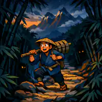 Обложка сказки «Горное чудище — Омои»