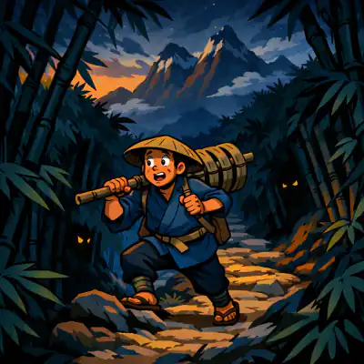 Обложка сказки «Горное чудище — Омои»