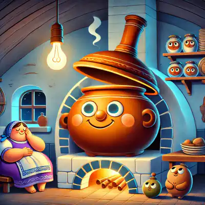 Обложка сказки «Горшок»