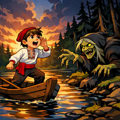 Обложка сказки «Ивашко и ведьма»