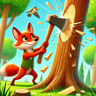 Обложка сказки «Как Братец Сарыч перехитрил Братца Лиса»