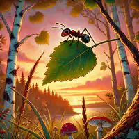 Обложка сказки «Как муравьишка домой спешил»