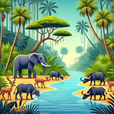 Обложка сказки «Как в джунгли пришёл страх»