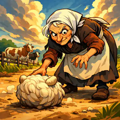 Обложка сказки «Клубок шерсти»