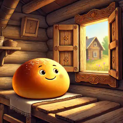 Обложка сказки «Колобок»