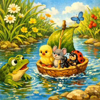 Обложка сказки «Кораблик»