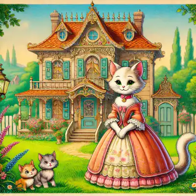 Обложка сказки «Кошкин дом»