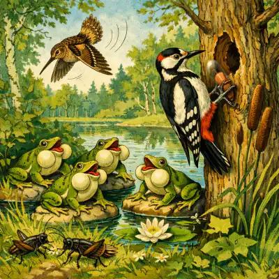 Обложка сказки «Кто чем поет»