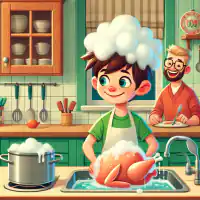 Обложка сказки «Куриный бульон»