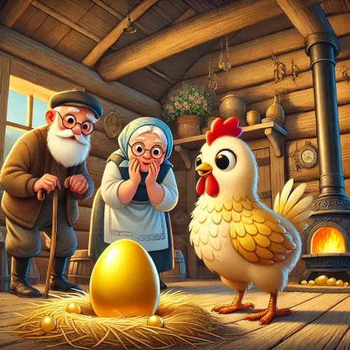 Обложка сказки «Курочка Ряба»