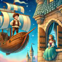 Обложка сказки «Летучий корабль»