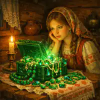 Обложка сказки «Малахитовая шкатулка»