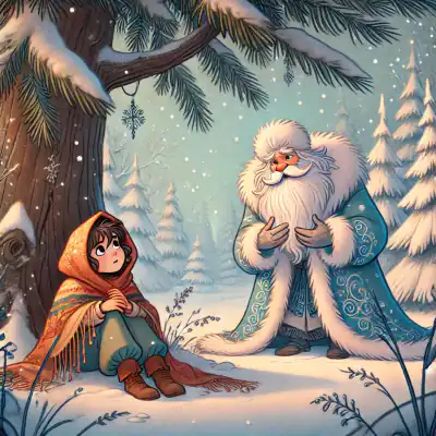 Обложка сказки «Морозко»