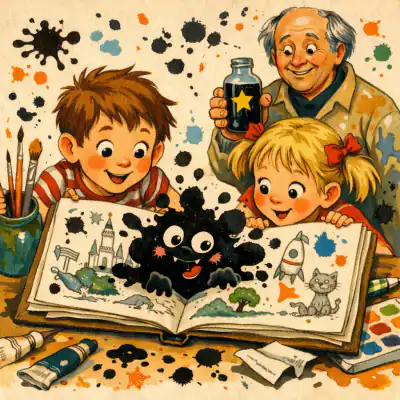 Обложка сказки «Мы ищем кляксу»