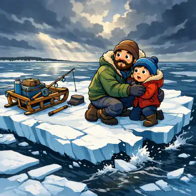 Обложка сказки «На льдине»