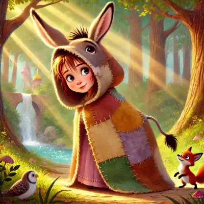 Обложка сказки «Ослиная шкура»