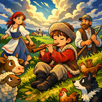 Обложка сказки «Пастушья дудочка»