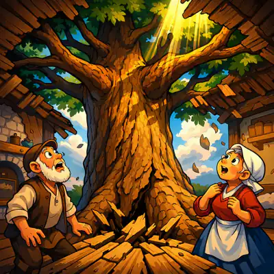 Обложка сказки «Петух и жерновцы»