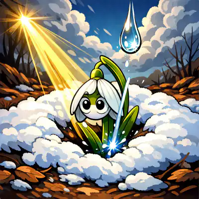 Обложка сказки «Подснежник»