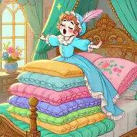 Обложка сказки «Принцесса на горошине»