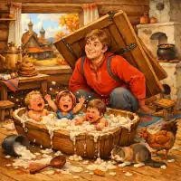 Обложка сказки «Про Иванушку-дурачка»