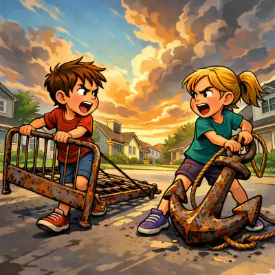 Обложка сказки «Про металлолом»