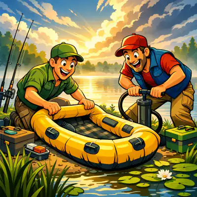 Обложка сказки «Резиновая лодка»