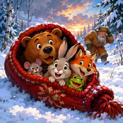 Обложка сказки «Рукавичка»