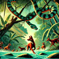 Обложка сказки «Рыжие собаки»