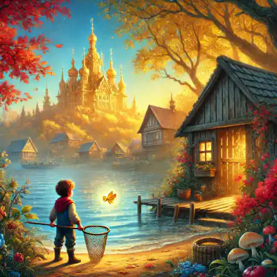 Обложка сказки «Счастливый мальчик»