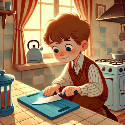 Обложка сказки «Синий кинжал»