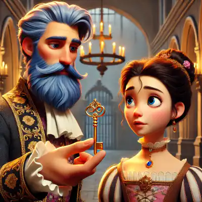 Обложка сказки «Синяя Борода»