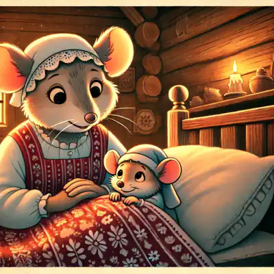 Обложка сказки «Сказка о глупом мышонке»