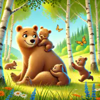 Обложка сказки «Сказка о медведихе»