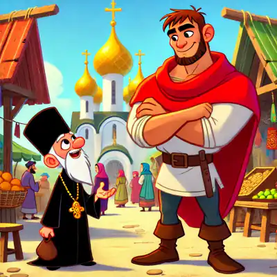 Обложка сказки «Сказка о попе и о работнике его Балде»