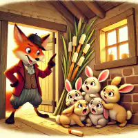 Обложка сказки «Сказка про маленьких крольчат»