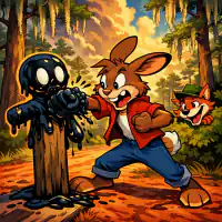 Обложка сказки «Смоляное чучелко»